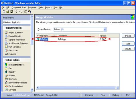 Installsite: Windows Installer Merge Modules
